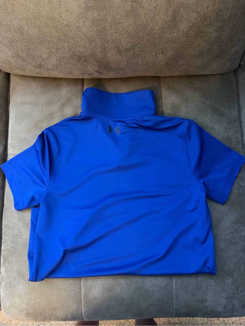 Under Armour Boys Cobalt Blue Short Sleeve Performance Polo